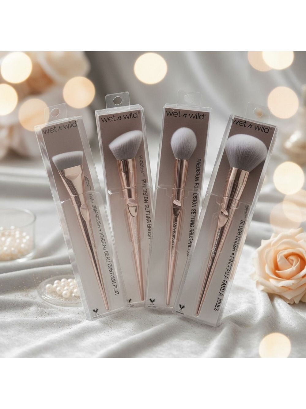 Wet n Wild Proline Makeup Brush Set Contour Foundation Setting Blush